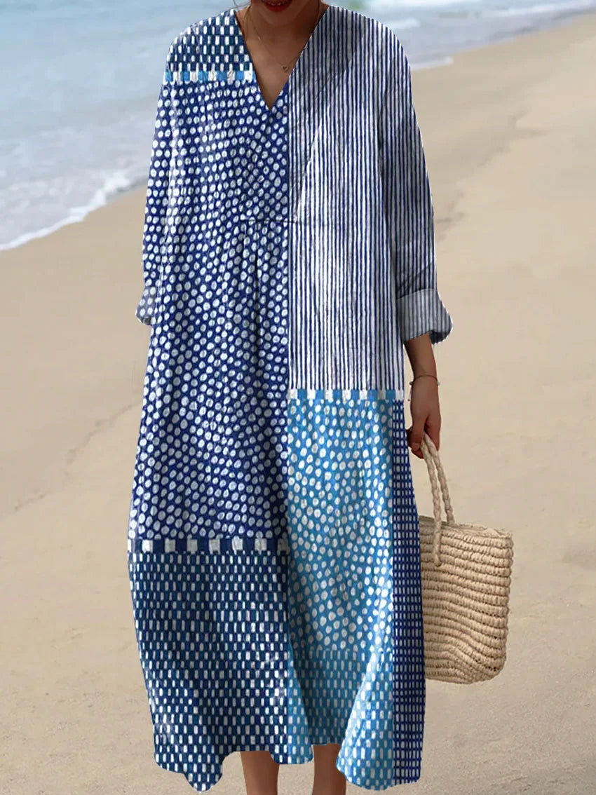 Robe Inspirée par l'Art – Beauté Naturelle qui Captive
