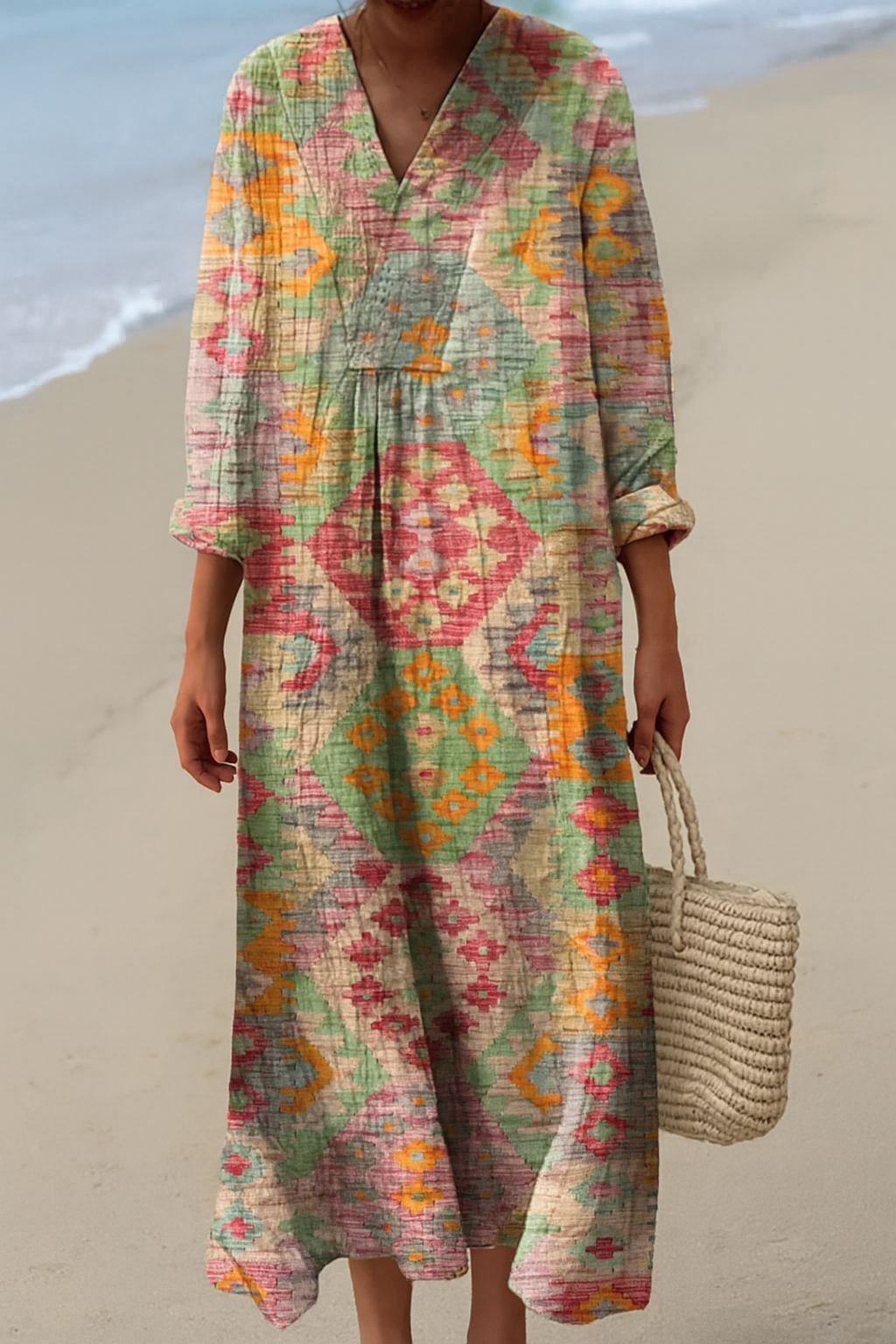 Robe Inspirée par l'Art – Beauté Naturelle qui Captive