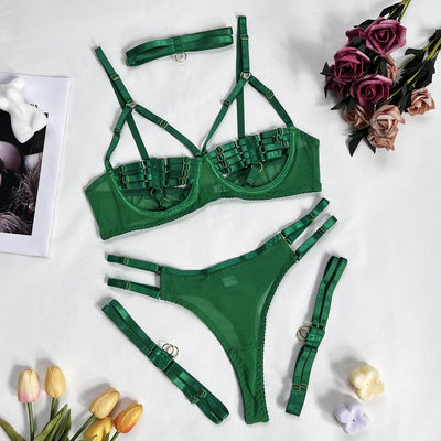 Amanda | Completo intimo 4 pezzi