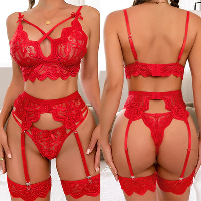 Mariana | Completo intimo francese da 3 pezzi