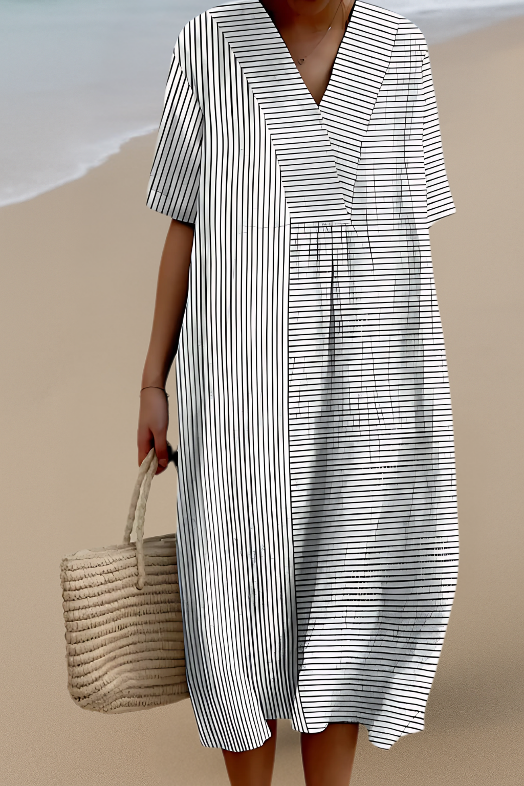 Robe Inspirée par l'Art – Beauté Naturelle qui Captive