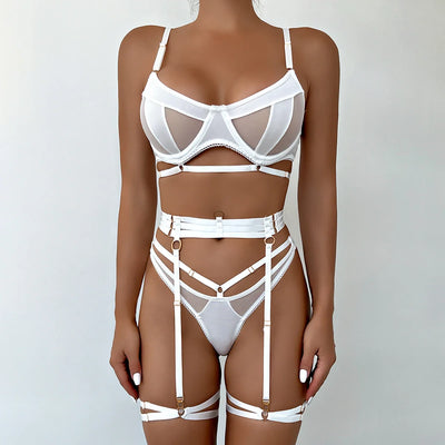 Adriana | Set di lingerie francese da 3 pezzi