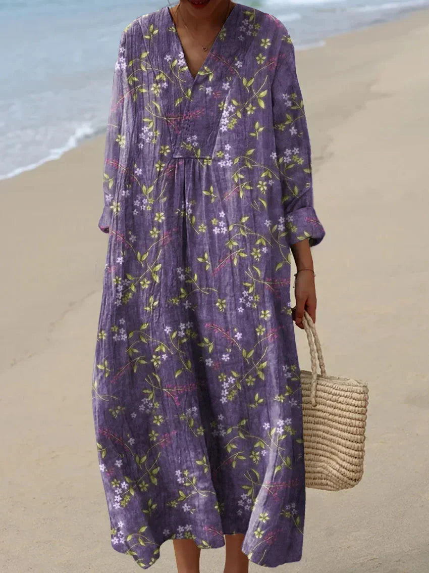 Robe Inspirée par l'Art – Beauté Naturelle qui Captive